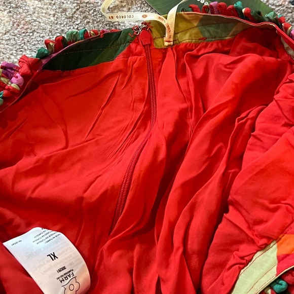 FARM RIO HELICONIA RED MINI DRESS - Picture 3 of 10